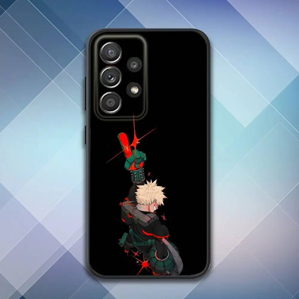 Enhanced Product Title:  
B-Bakugo My Hero Academia Black Phone Case Cover