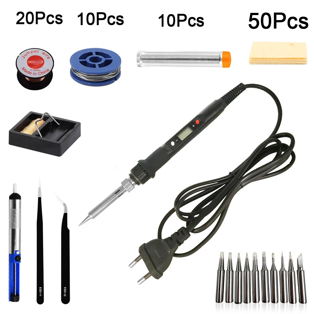 hot stapler plastic welder Soldering Iron Electric For Soldering 220V Tin Soldering Iron ​With Regulator ​Welder Solder Tin Welding Machine ​Soldering Kit best soldering iron for electronics Welding Equipment