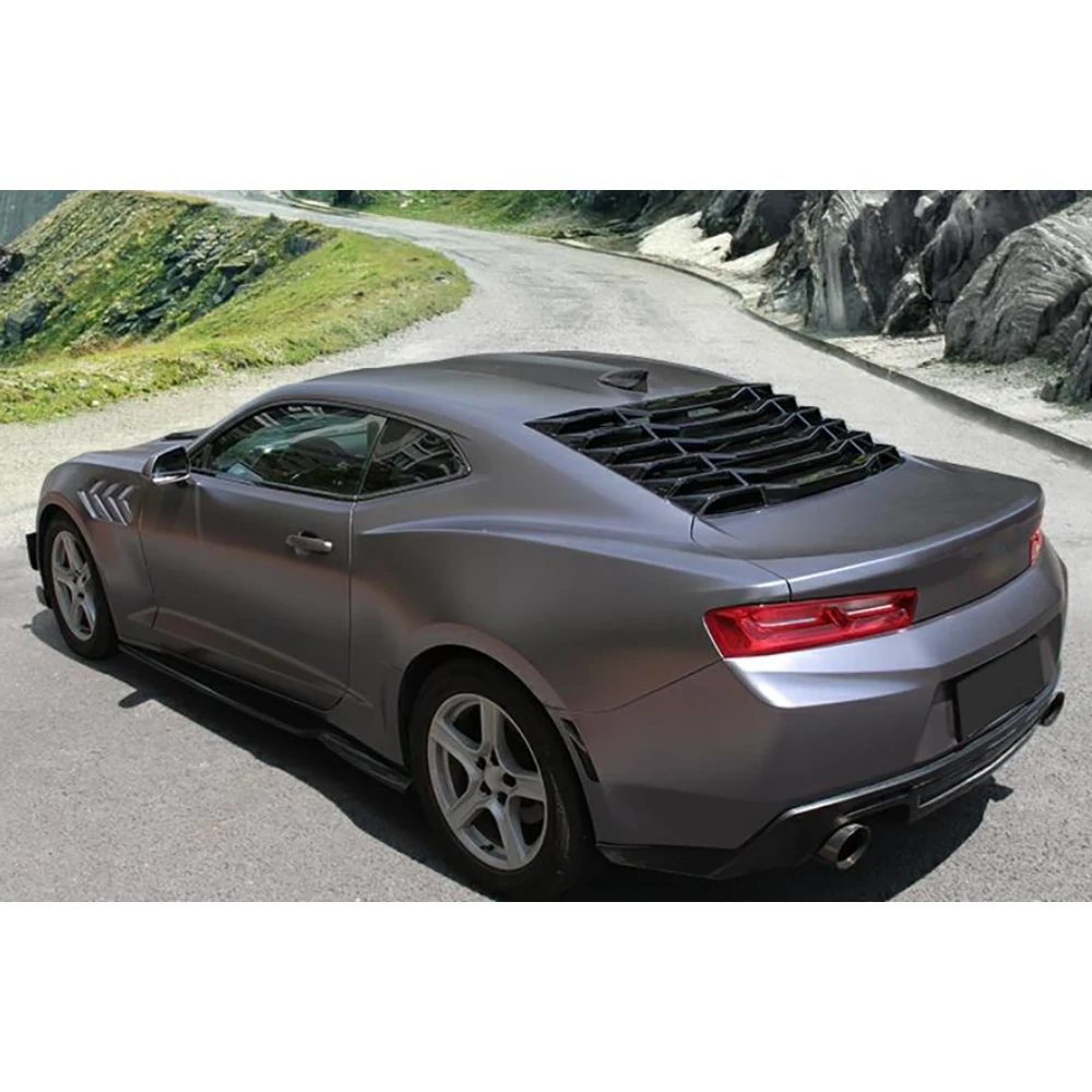 Rear Side Window Louvers For Ford Mustang 2015 2016 2017 2018 2019 2020 - View #8