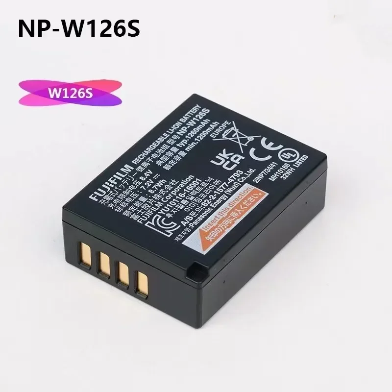 100% Originale 1200Mah Per Fujifilm Np-W126S Xa10/20 Xe1/2/3/4 Xt10/20/30 Hs30/33/35/50/55 Xt100/200 X100F Caricabatteria Per Fotocamera