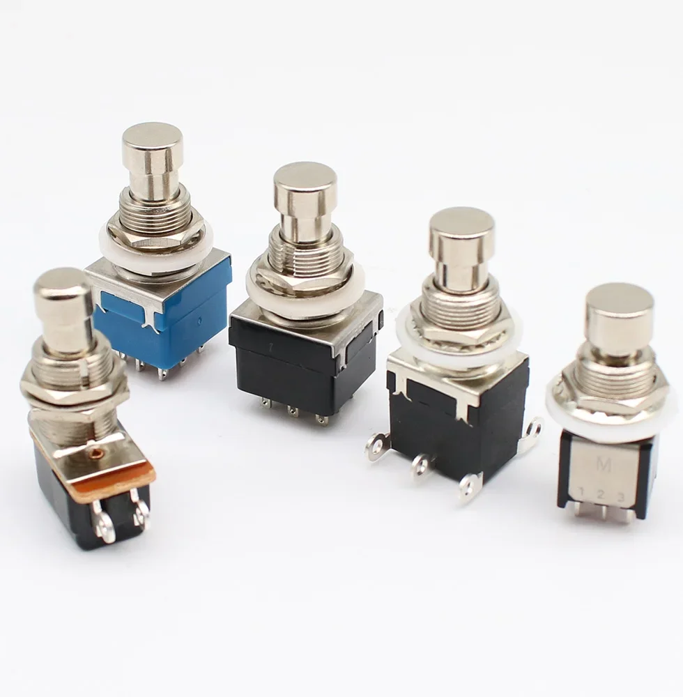 기타 효과 페달 박스 스톰프 풋 래칭, 3PDT 스위치, 트루 바이패스, 6 핀, 9 핀 