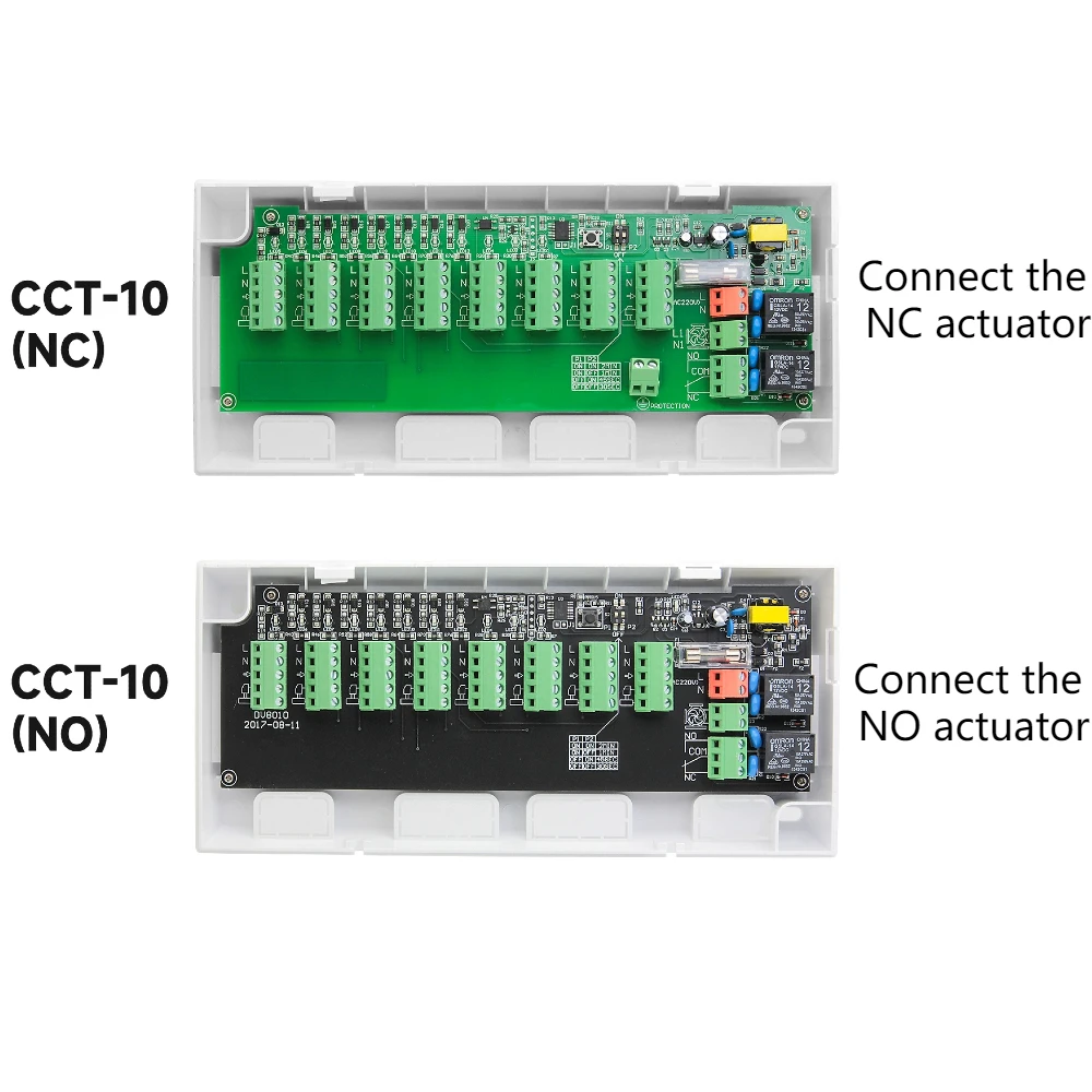 Термостат системы отопления зоны Beok для водяного пола и газового котла, контроллер термостата, 8-зонный с приводом 2