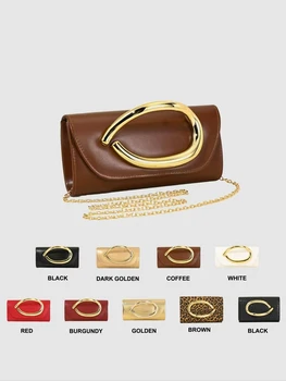 Borsa da Sera per Donna, Design Vintage Europeo e Americano, Stile a Scatola, Versatile e Minimalista, Esteticamente Piacevole