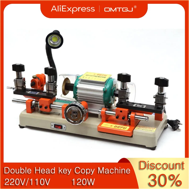 238BS Horizontal Key Cutting Machine Key abloy Machine Double Head key