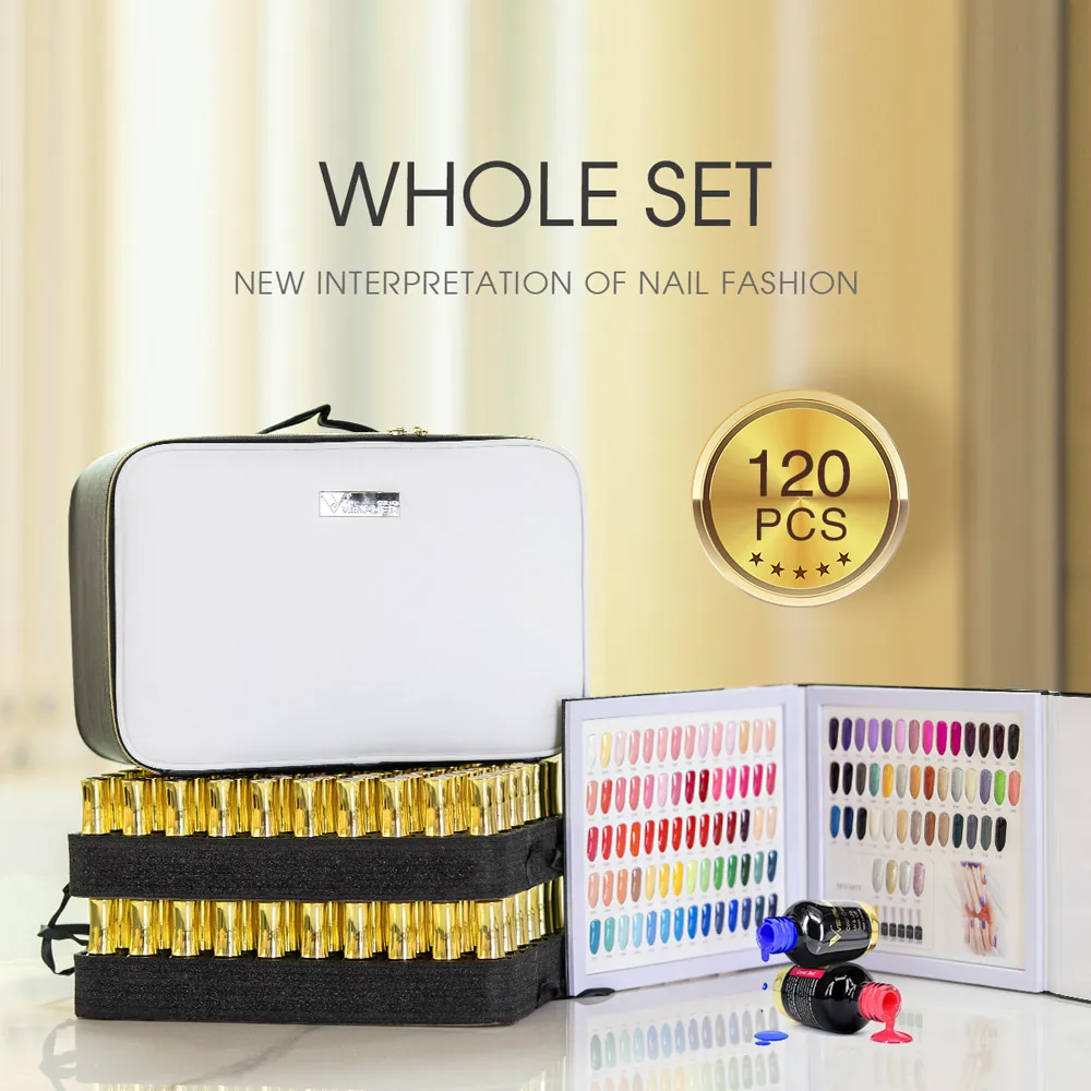 New 120 Spring Color 12ml Venalisa Gel Polish Vernish Color Gel Polish for Nail Art Design Whole Set Nail Gel Enamel Kit