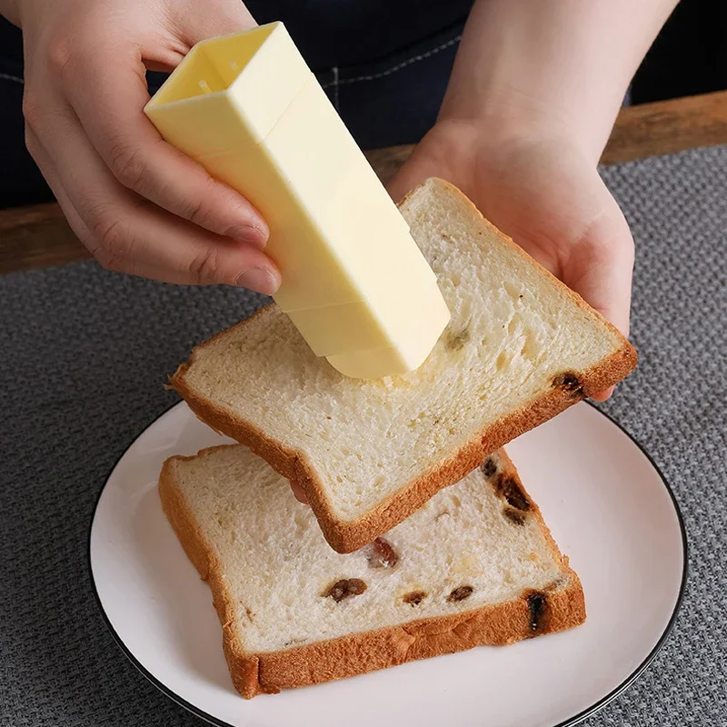 Butter Spreader 2 PCS Rotary Butter Spreader Upright Cheese Dispenser Holders Sticks Plastic Kitchen Baking Tools