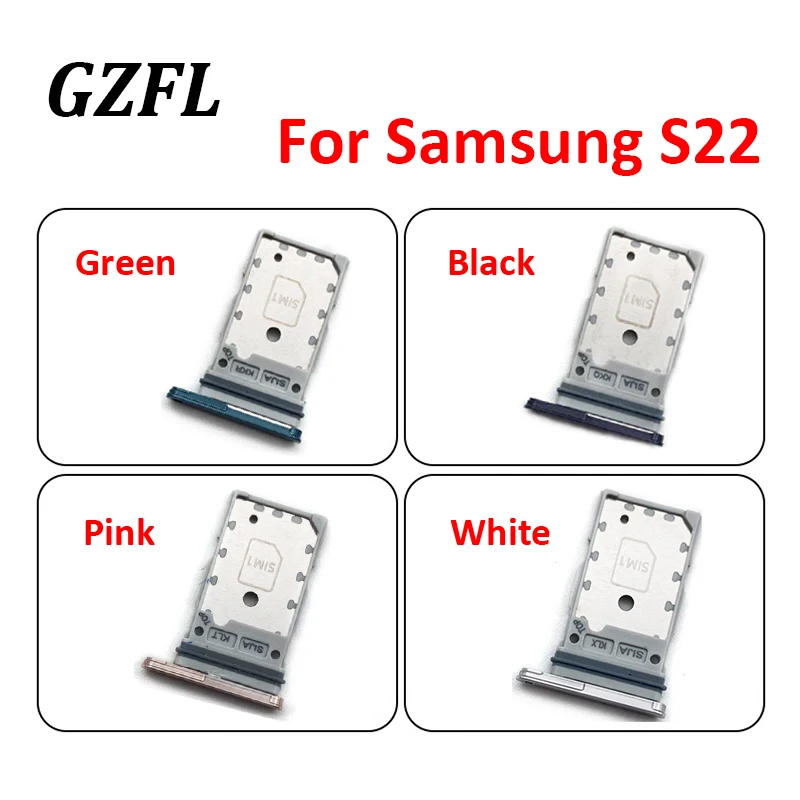 Per Samsung Galaxy S22 Vassoio Dual Sim Card Microsd Holder Nano Slot Parte Di Ricambio