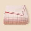 1pc Pure Cotton Blanket Waffle Pineapple For Honeycomb Mesh Blanket Baby Nap Blanket Lattice Mesh Throw Blanket Home Textile 2