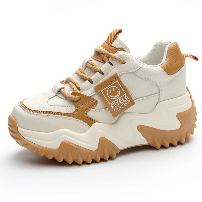 

Woman Sports Shoes Non-slip 2024 Spring Female Sneakers Platform Lace-up Outdoors Women's Vulcanized Shoes Zapatillas De Mujer