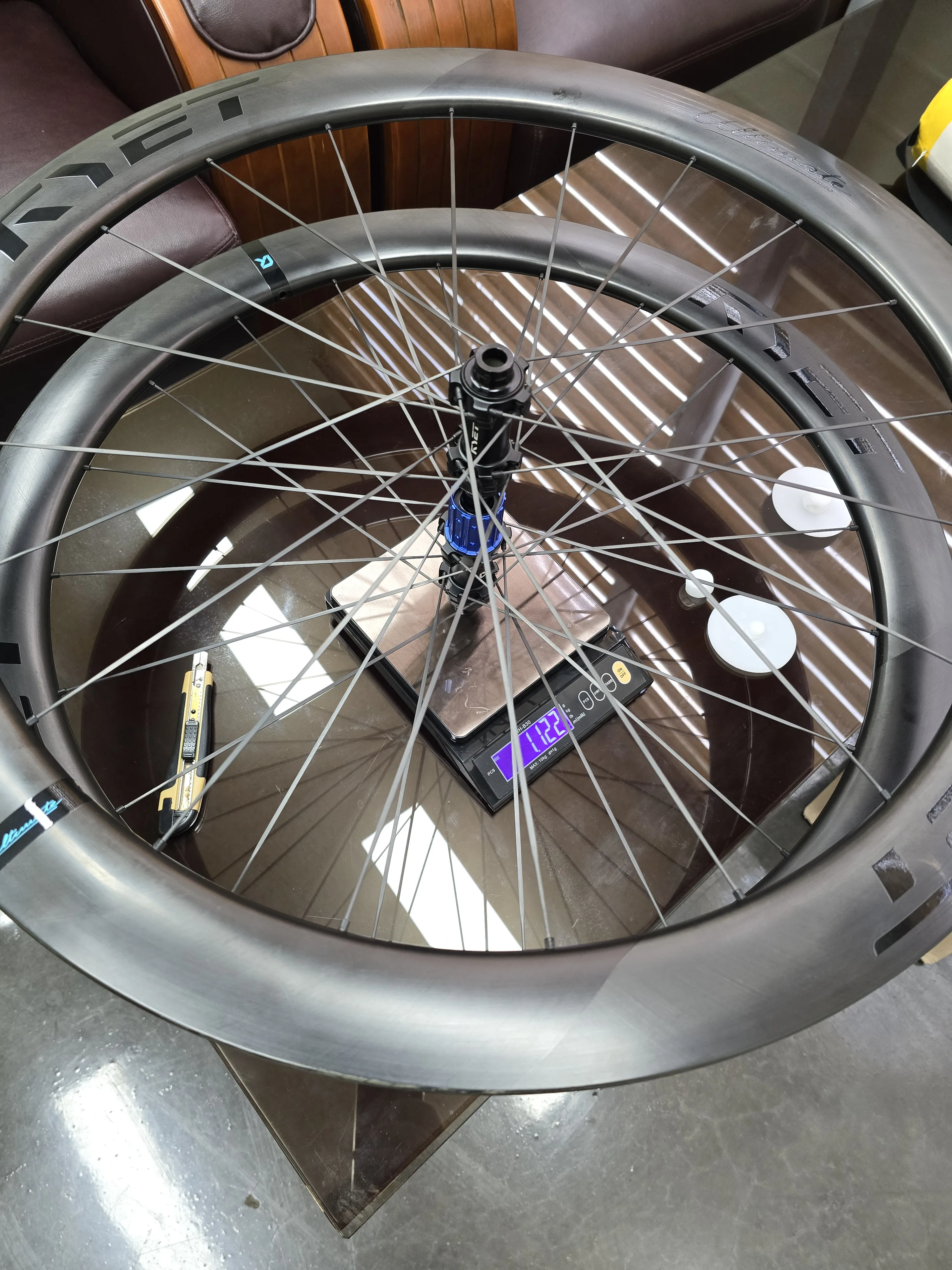 RYET カーボン ディスク ホイール RYET フルカーボンロードホイールセット 自転車 超軽量 1059g ディスク