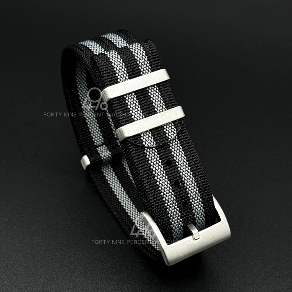 Premium Woven Nylon Fabric Watchband - Versatile One-Piece Design (Multiple Sizes Available)