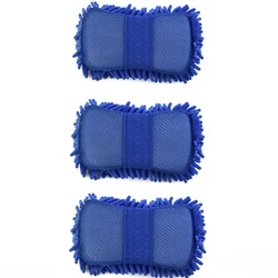 Microfiber Scratch - Free Car Cleaning and Polishing Sponge (3pcs)