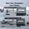 Baseus USB C Hub to DP 4K@60Hz HDMI DisplayPort 11-IN-1 Docking Station Triple Display RJ45 PD 100W For Window Mac USB 3.1 HUB 5