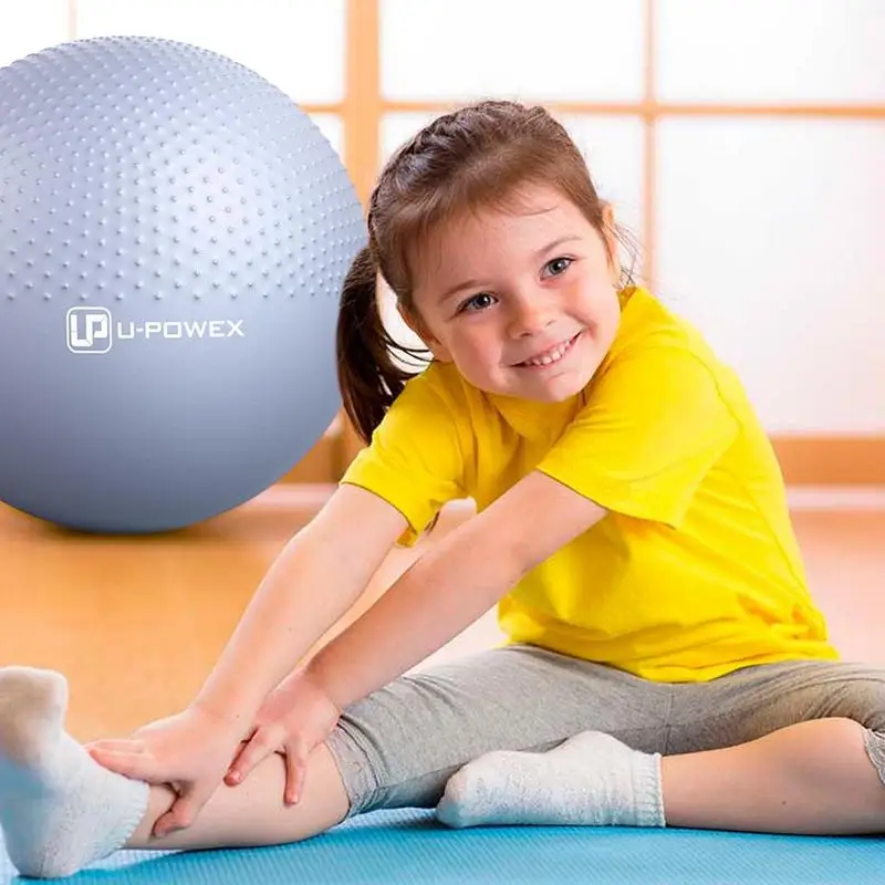 

New Pvc Fitness Yoga Ball Anti-Burst Slip Resistant Thickened Exercise Home Gym Pilates Equipment Balance Ball For Kids