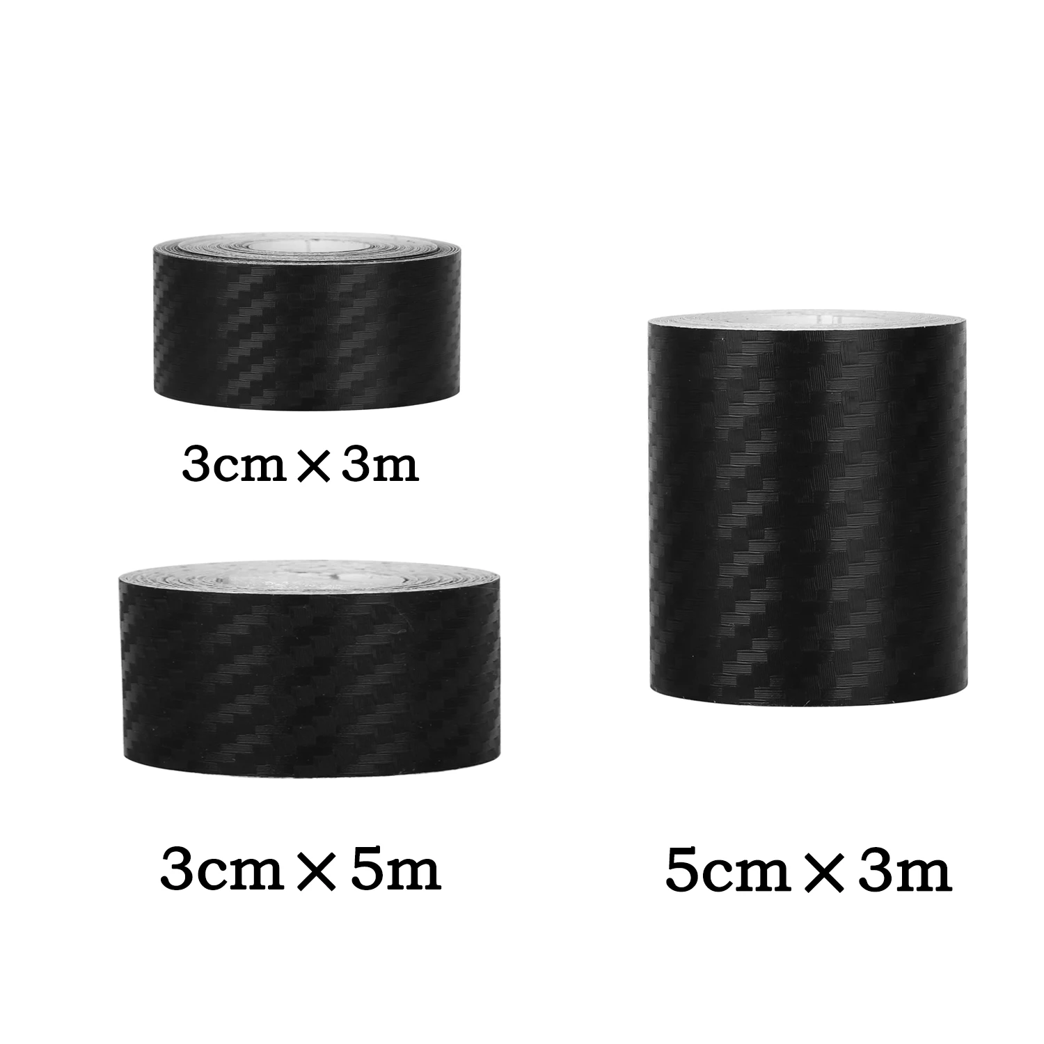 3/5m Rolls Carbon Fiber Car Sticker Anto Door Trunk Protective Strip Auto Door Threshold Anti Scratch Tape Waterproof Decal car stickers carbon fiber sticker carbon fiber car stickers