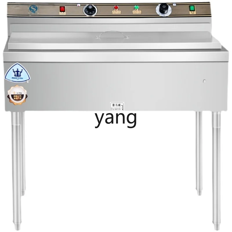 LMM commercial stall gas fried skewers fried chicken equipment gas fritters machine