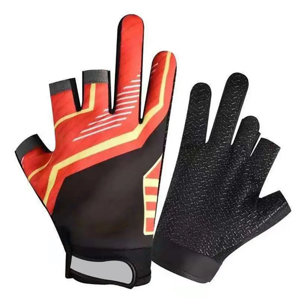 1PCS Fishing Gloves 3 Cut Finger Protector Breathable Anti-Slip Anti-Cut Useful Outdoor Fishing Tackle Accessories Supplies fishing gloves