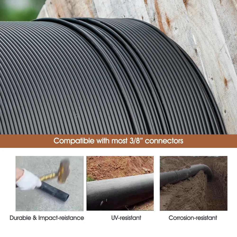 Garden PE Hose Drip Irrigation Pipe for Spray System 1/4" 3/8" garden hose water hose plastic hose drip irrigation system