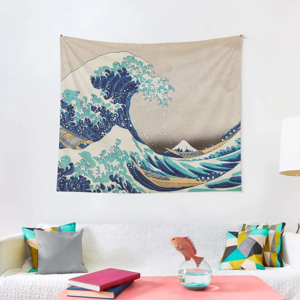 

The Great Wave off Kanagawa - Hokusai Tapestry Decorative Wall Tapestry Home Decorations Home Decor