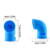 1pc autocuiseur Silicone tuyau d'échappement autocuiseur Silicone vapeur libération vanne autocuiseur échappement Valve Diverte 6