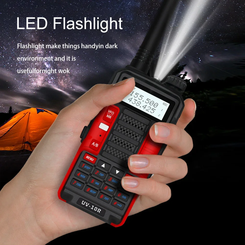 Baofeng UV-10R Professional Walkie Talkies, High Power 10W Dual Band Two-way Ham Radio, UV-10R  2 Way Radio Talkie Walkie 50 Km 3