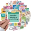 50pcs Self-adhere Motivational labels Cartoon Graffiti Stickers Phone Guitar Laptop Notebook Suitcase Water Bottle Waterproof 4