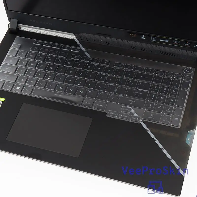 For Asus ROG Strix SCAR 17 G733Q G733QR g733z g733zm Scar 17 SE G733 ZW ZM QS QR G 733 TPU Laptop Keyboard Cover Protector