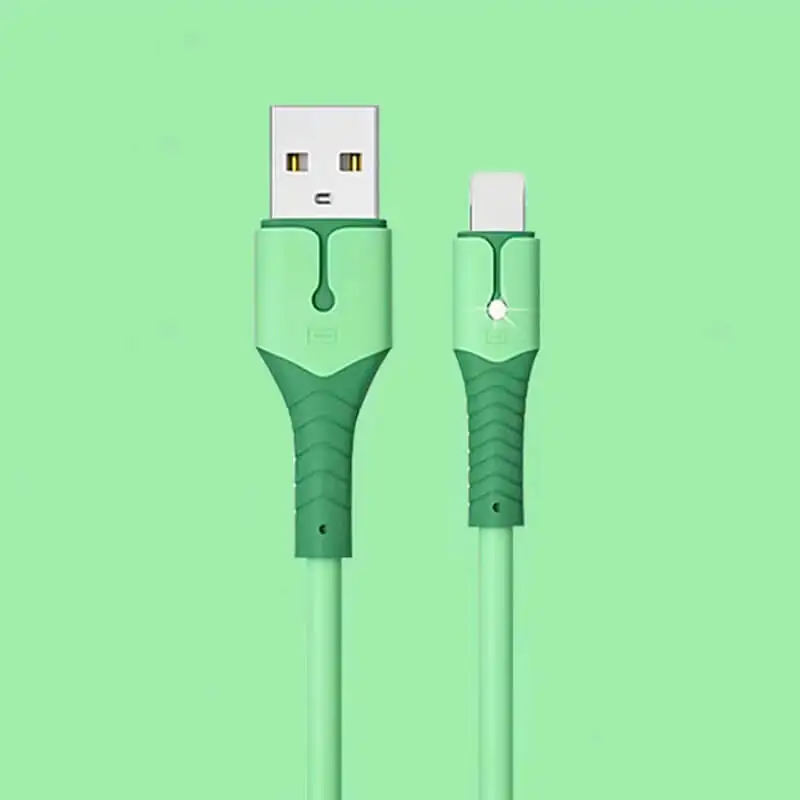 Liquid Silicone USB Data Cable with LED Indicator