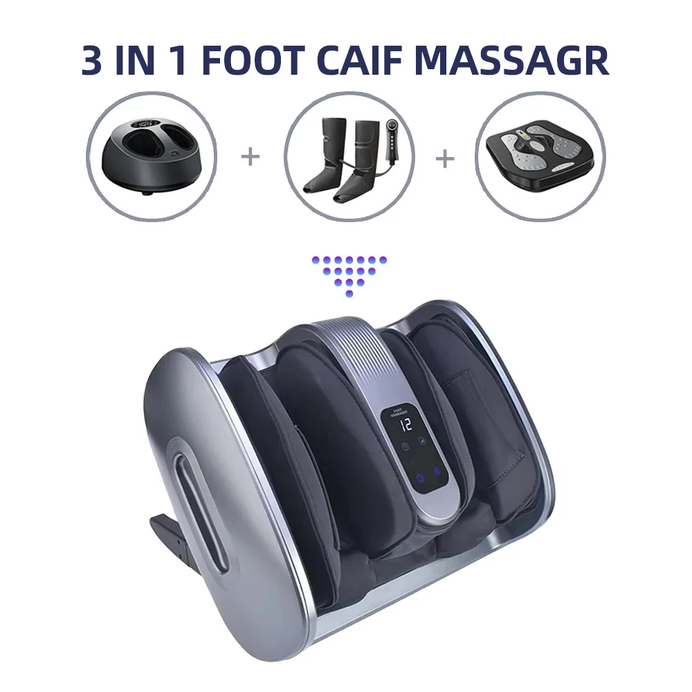 Pressure Hot and cold Multi function Massage Calf and Foot Vibration Massager Machine Shiatsu Calf Masajeador De Pies Shiatsu