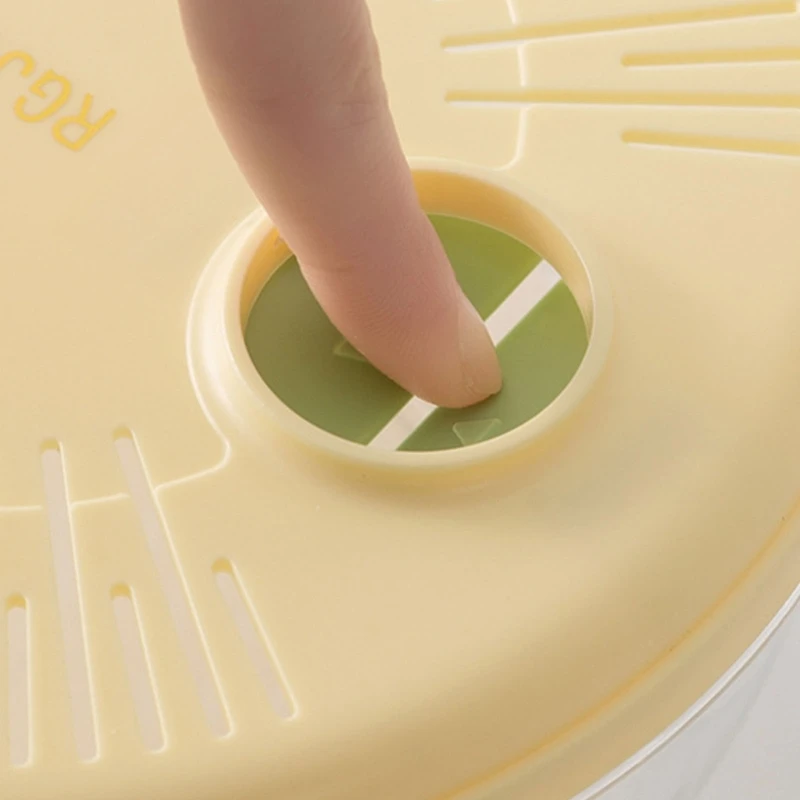 Durable and Multifunctional Fruit Washing Bowl with Fine Drain Holes Drainage Basket for Convenient 1 Hand Operation D2RD