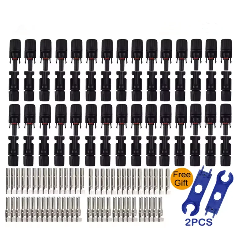 5/10 Pairs Solar Connectors 1000V 30A Solar Panel Branch PV Connectors Connect solar Tool Crimping pliers