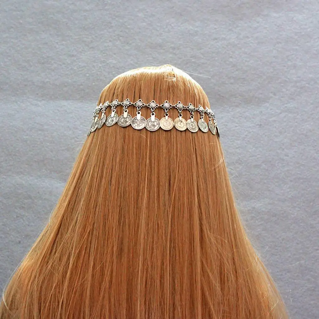 Boho Metal Head Chain Pendant Headband Headpiece Hair for
