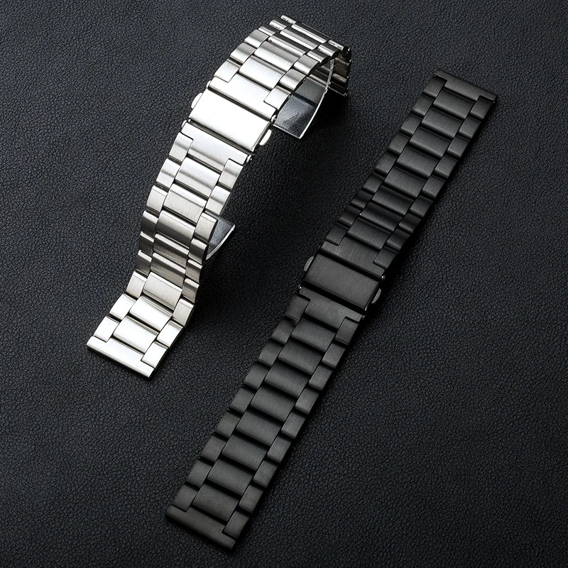 High-Quality Stainless Steel Wristwatch Band with Double Press Folding Buckle and Tool