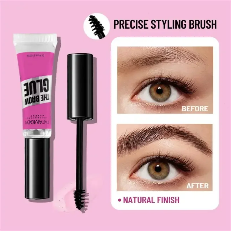 Waterproof Eyebrow Styling Wax Makeup Quick-drying Lasting Brow Pomade Setting Natural Transparent Stereo Wild Eyebrow Gel Soap