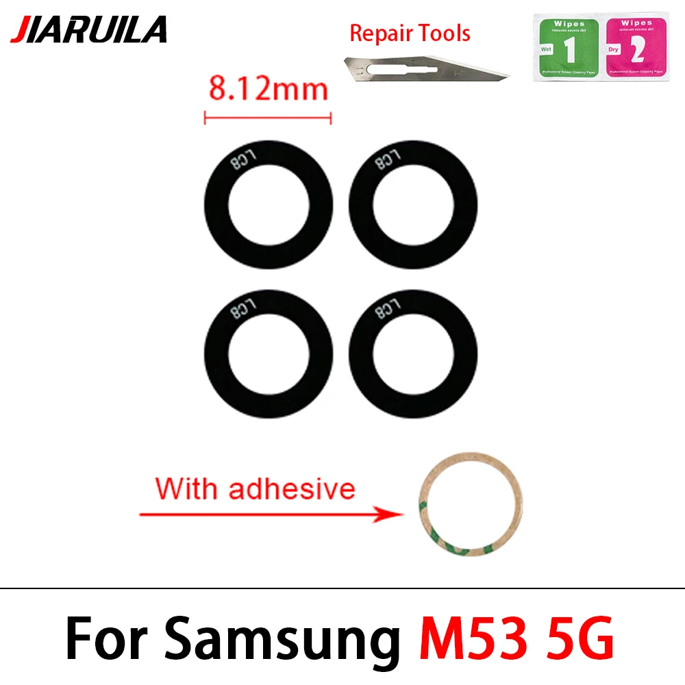 Premium Replacement Rear Camera Glass Lens with Adhesive