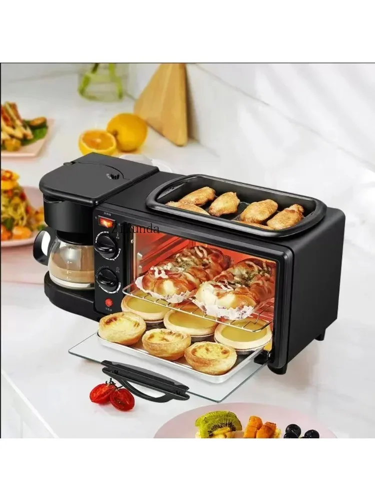 3 in 1 breakfast machine, bread toaster, electric kitchen oven, kitchen appliances 3