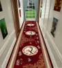 Luxury Design Hall Corridor Carpet Non-slip Washable Runner Stairway Rug Outdoors Aisle The Long Corridor Mat Customizable 카펫 2