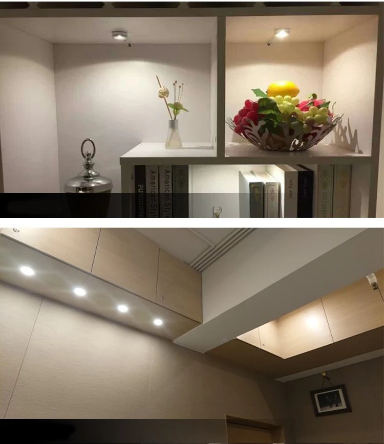 Usb 5V 0.5W  Slim 8mm LED Spotlight Home Mini Focus Under Counter Lighting Wine Kitchen Display Hotel Kitchen LAMP 4