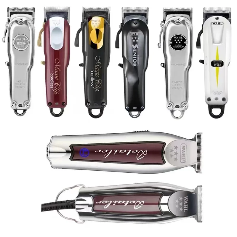 Wahl 8148 매직 클립 남성용 전문 헤어 클리퍼, 전기 무선 트리머, 이발사 커팅 머신
