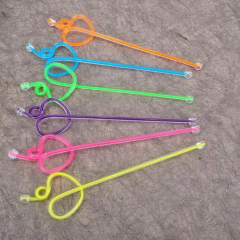 Acrylic Mixers Art Cocktail Plastic Drink mixers Champagne Swizzle Sticks, Cocktail Juice Beverage Picks, Bar Tools, 10 Pcs/lot