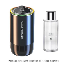 Compact Car Aromatherapy Fragrance Diffuser - Waterless Auto - Off Design, 50ML Capacity (Machine and oil)