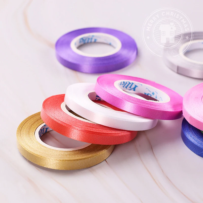 

10m Ribbon Wholesale Plastic Balloon Ribbon Wedding Birthday Party Arrangement Balloon Tie Rope Gold Silver Pink RedSmall Coil