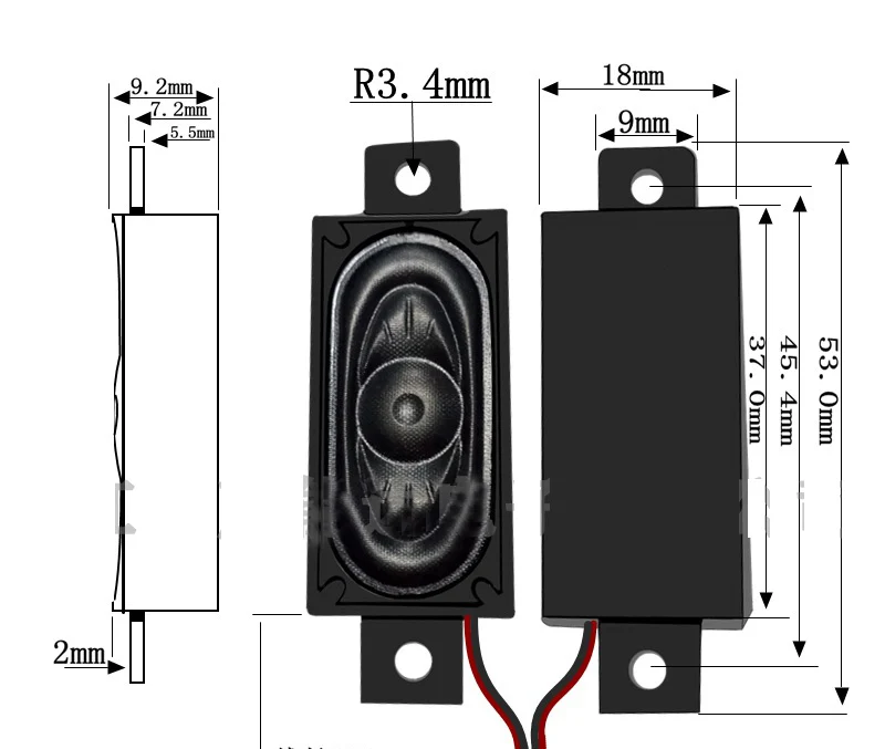 2 Pezzi Altoparlante Audio 16 Mm 8 Ohm 8 1 W Stereo Woofer - Foto 14