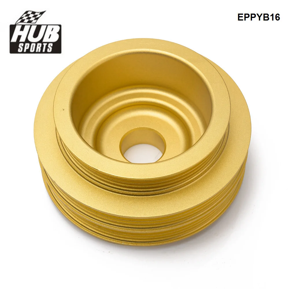 HUB sports Light Weight Aluminun Crank Pulley EPPYB16 For Honda Civic Integra CRX Del Sol B16 B18 B20
