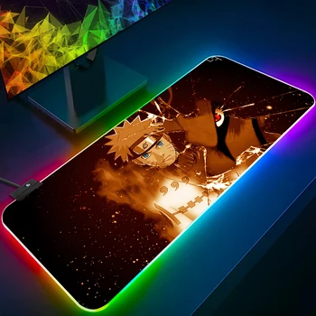 Tapis RGB Naruto – LED Gaming XXL avec Jiraiya, Sasuke & Uchiha Clan 11