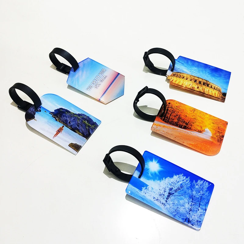 Sublimation Acrylic Luggage Tag