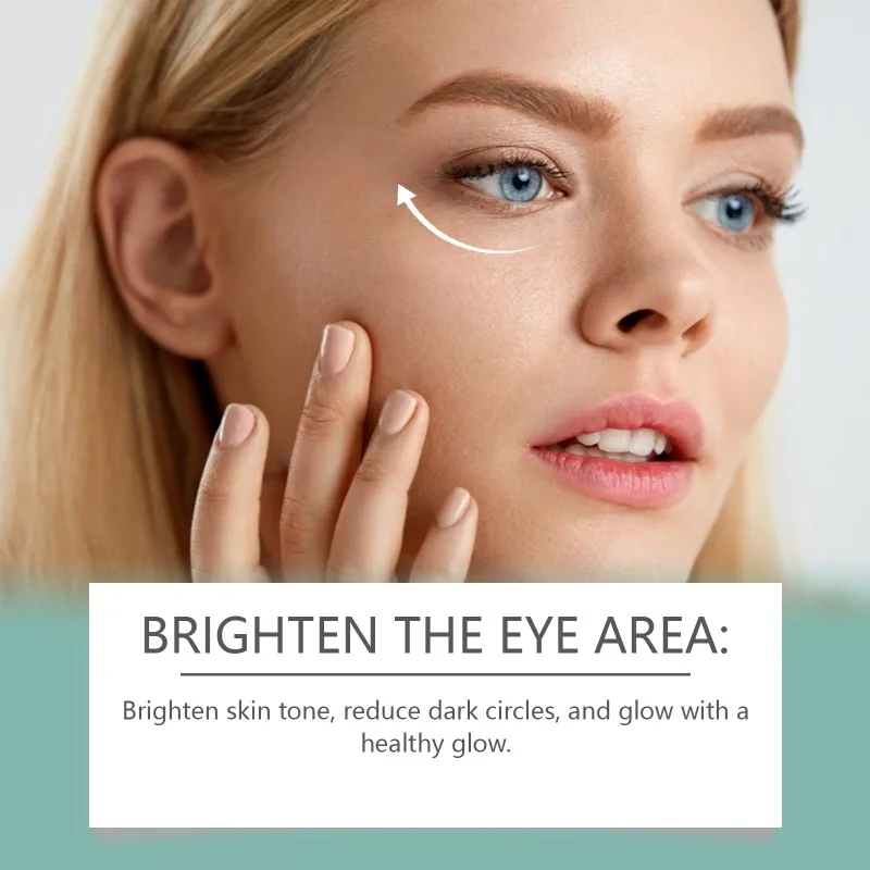 Dissolving Microneedle Eye Patches Remove Eye Bag Puffiness Dark Circles Fat Granules Anti-aging Brightening Youthful Skin