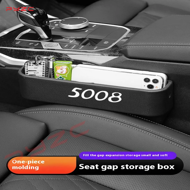 Multifunctional Car Seat Crevice Filler Organizer Seat Side Storage Fit for Peugeot gt gtline 508 5008 3008 307 308