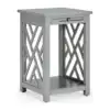 Coventry 36" Coffee Table with Drawer and Two End Tables with Tray Set of 3 Fresh and clean Gray 3