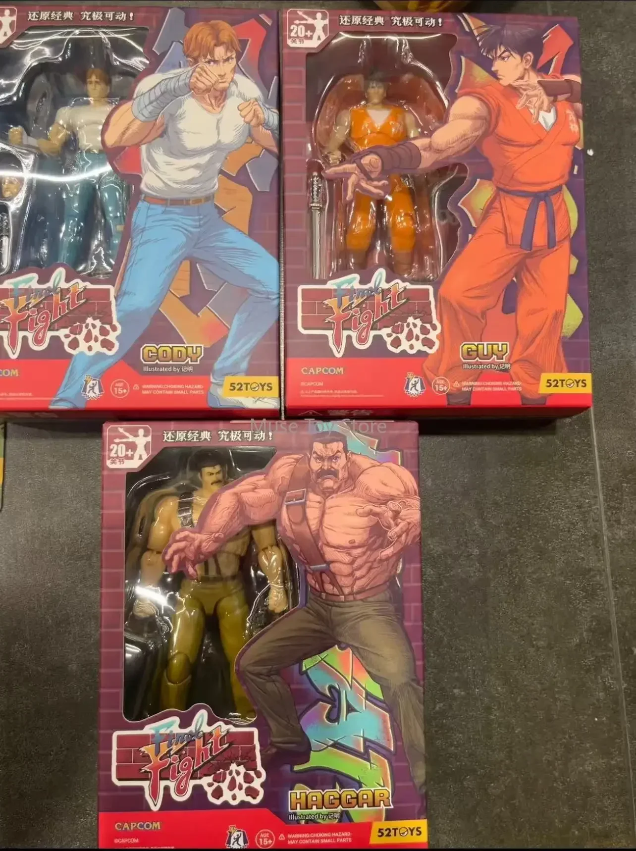 In Stock 52TOYS Action Figure CAPCOM Final Fight, 1PC Collectible